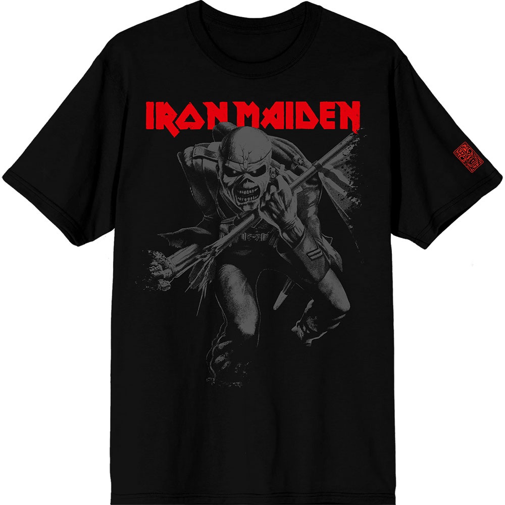 Iron Maiden - 50 Trooper Crop Heren T-shirt - Zwart